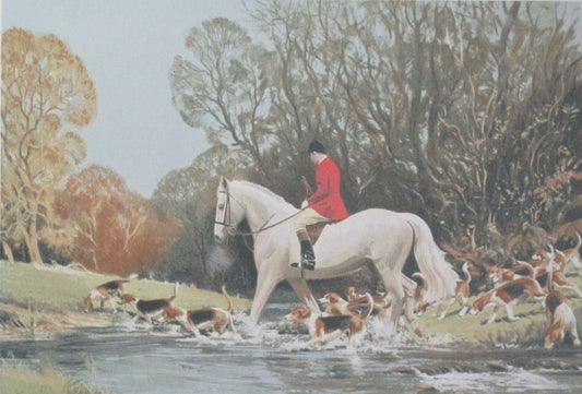 Frank Wootton - "Huntsman Crossing Stream"